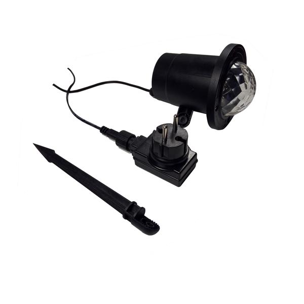 6W RGBW LED Crystal Ball Lawn Stage Light Waterproof Outdoor Garden for Chrismas AC100-240V