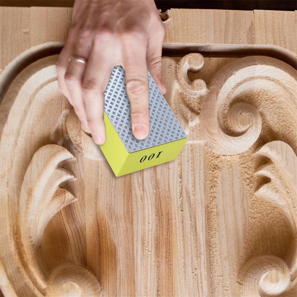 Diamond Hand Polishing Pad Glass Ceramic Tile Stone Trimming Tool Polishing Deburring Wipe Board Manual Tool
