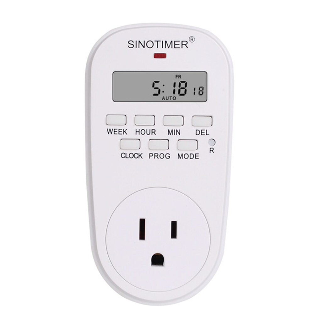 EU Plug Outlet Electric Digital Socket Timer Plug 220V Time Control Countdown Timer Switch