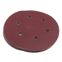 52Pcs Polishing Kit 8 Hole Disc Sandpaper 125mm Brushed Piece Air Milled Flocking Sandpaper Self-adhesive Sandpaper Set