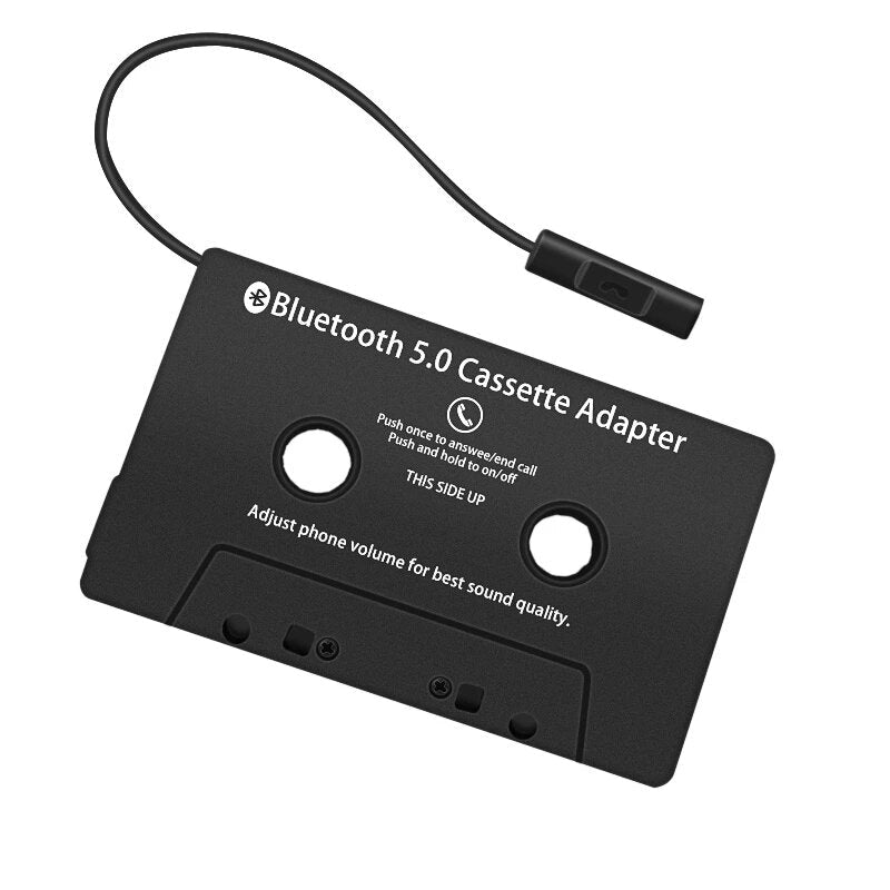 Universal Cassette Bluetooth 5.0 Adapter Converter Car Tape Audio Cassette for Aux Stereo Music Adapter Cassette With Microphone