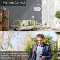 Smart Thermostat Temperature Controller Water/Electric Floor Heating Water/Gas Boiler Brushed Panel 2MQTT Alexa Google Smart Life