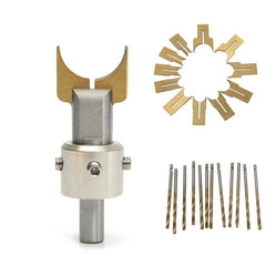 24pcs 6-25mm Alloy Ball Cutter Drilling Wooden Beads Drill Rotary Bead Molding Tool