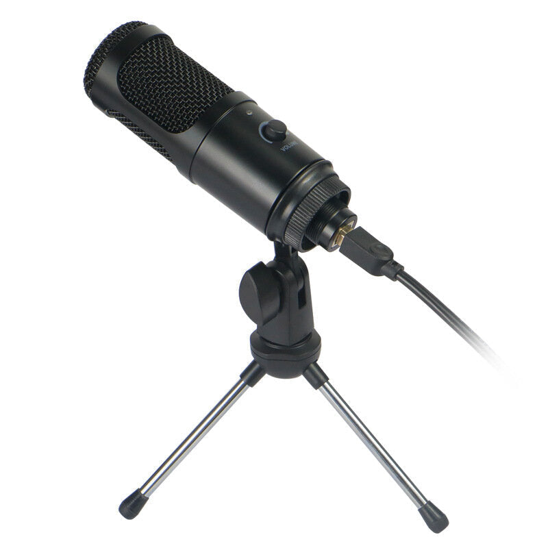 Condenser Microphone Suit USB Radio Recording KSong Gaming Live Streaming Broadcast Mic for Computer PC Laptop Tablet