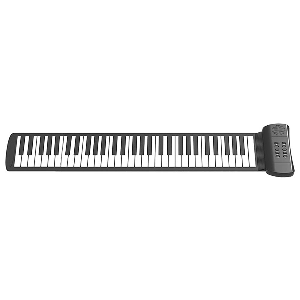 61 Standard Keys Foldable Portable Electronic Keyboard Roll Up Piano