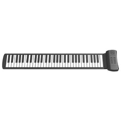 61 Standard Keys Foldable Portable Electronic Keyboard Roll Up Piano