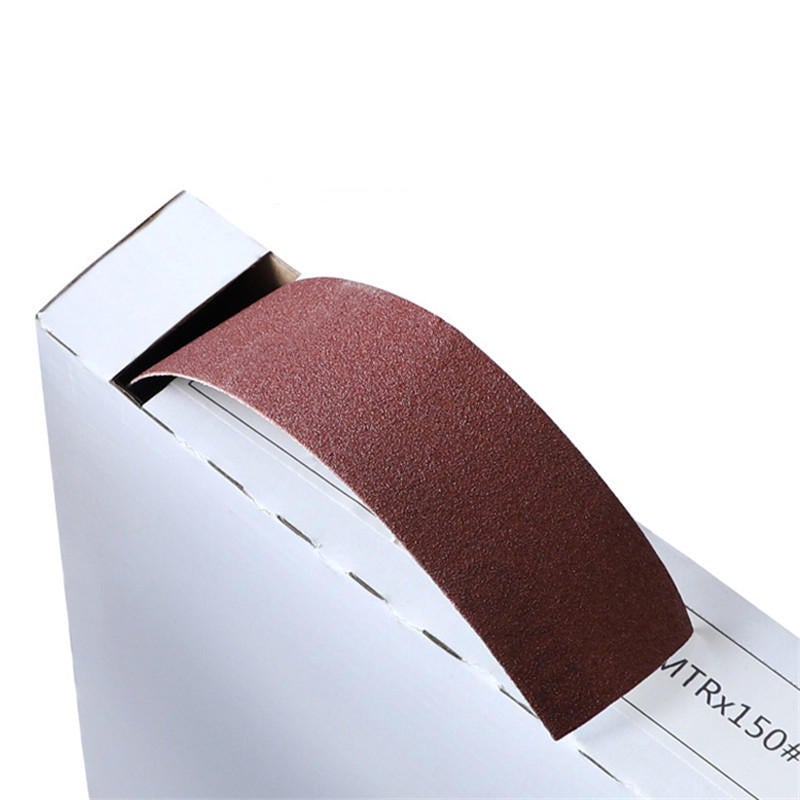50 Meters 150-600 Grit Box Sanding Belt Roll Drawable Emery Cloth Sandpaper Sanding Pack Roll for Wood Turners wood working Metal Grinding Polishing