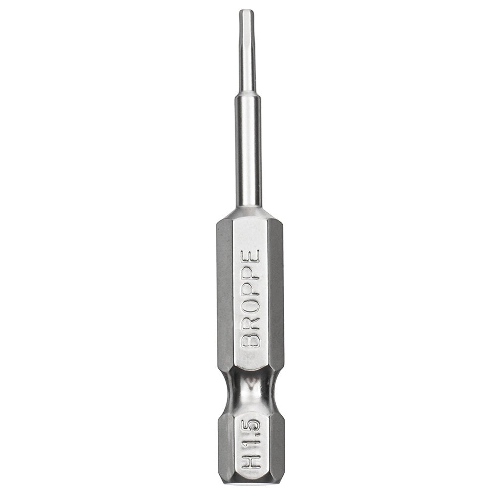 8Pcs 1/4" 50mm Hex Screwdriver Bits 1.5-8mm Magnetic Electronic Drill S2 Steel Hexagonal Screw Driver Bit Set Power Driver Tools