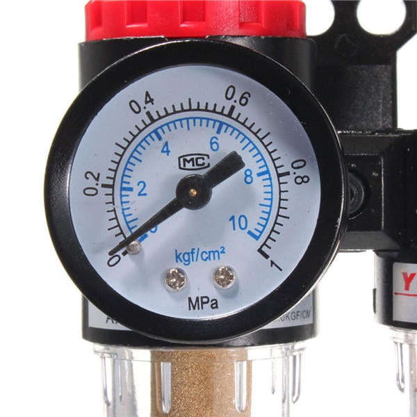 G1/4" In line Air Compressor Filter Regulator Gauge Trap Oil Water