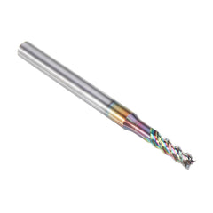 3-10mm DLC Colorful End Mill For Aircraft Aluminum Upgrade Milling Cutter CNC Machine Tool