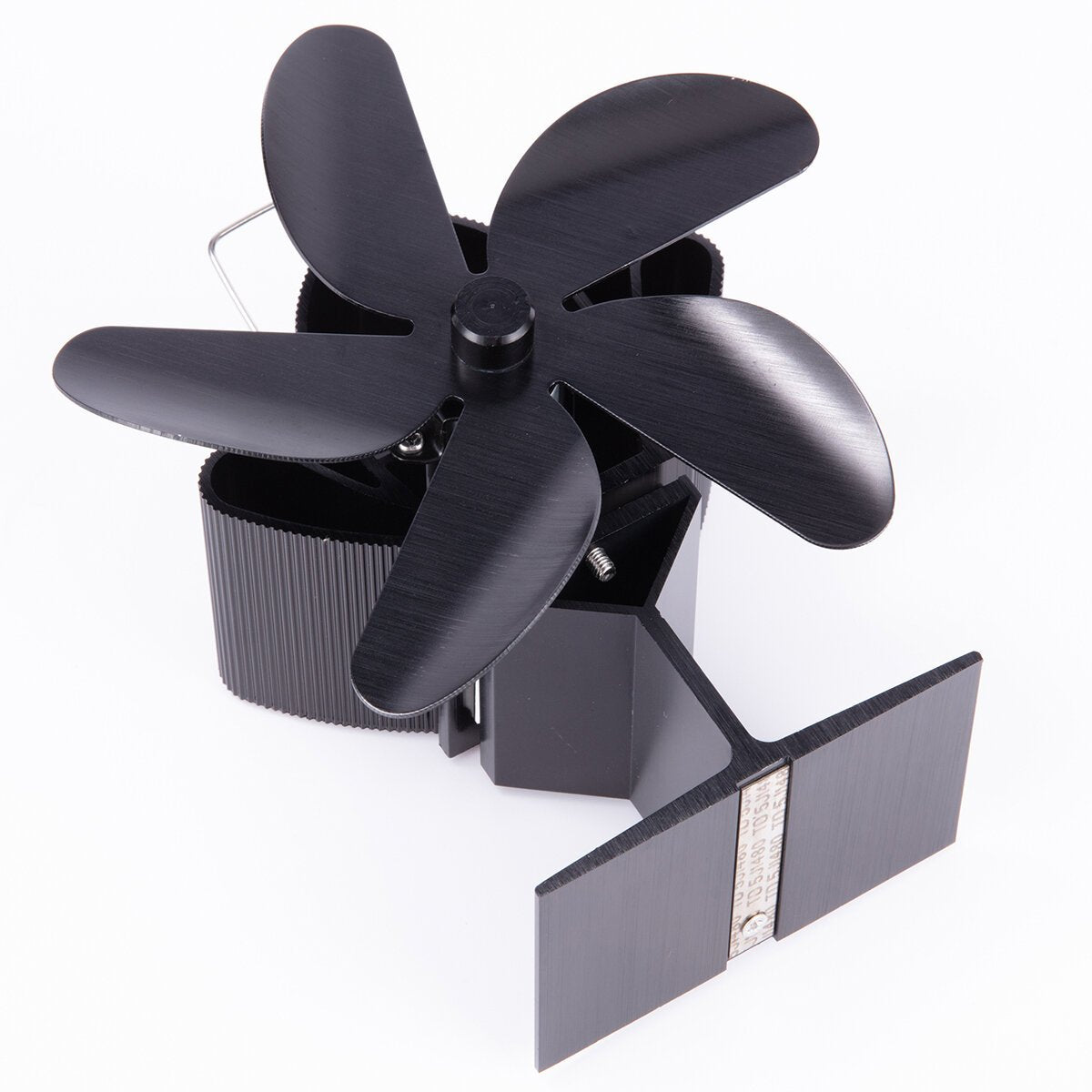 1350RPM Silent 25dB 5 Leaves Stove Fan Heat Powered Energy Saving Fireplace Fan
