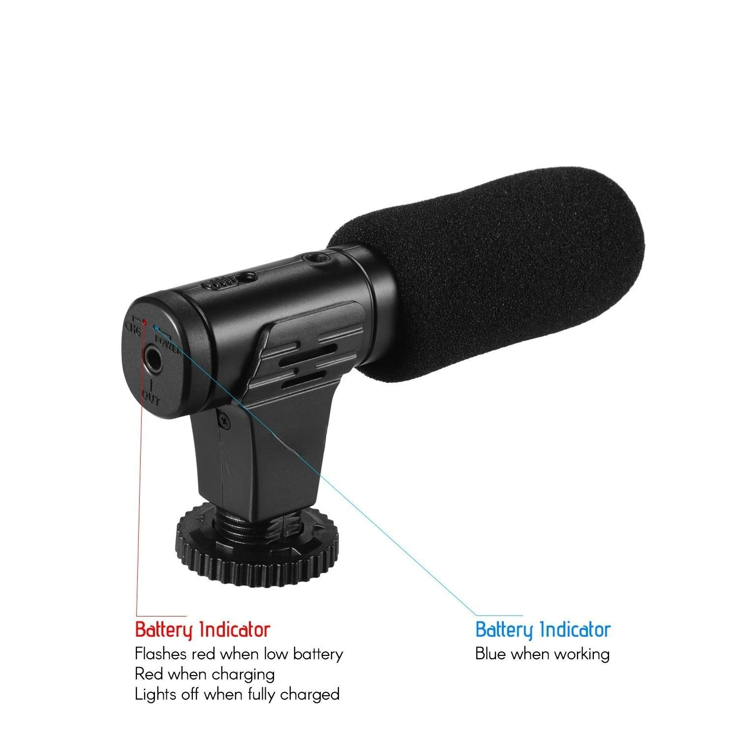 Metal Super-cardioid Directional Video Microphone