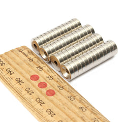 50pcs 10x3mm Strong Ring Magnets 3mm Hole Rare Earth Neodymium Magnet