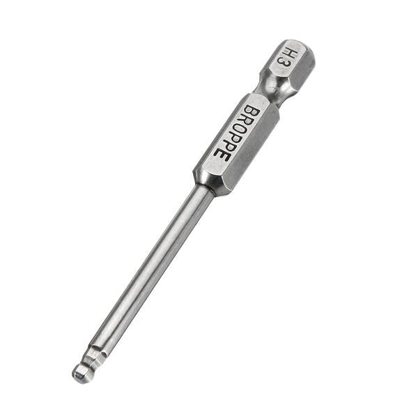 7pcs 2/2.5/3/4/5/6/8mm 65mm Magnetic Ball Screwdriver Bits 1/4 Inch Hex Shank Screwdriver Bit