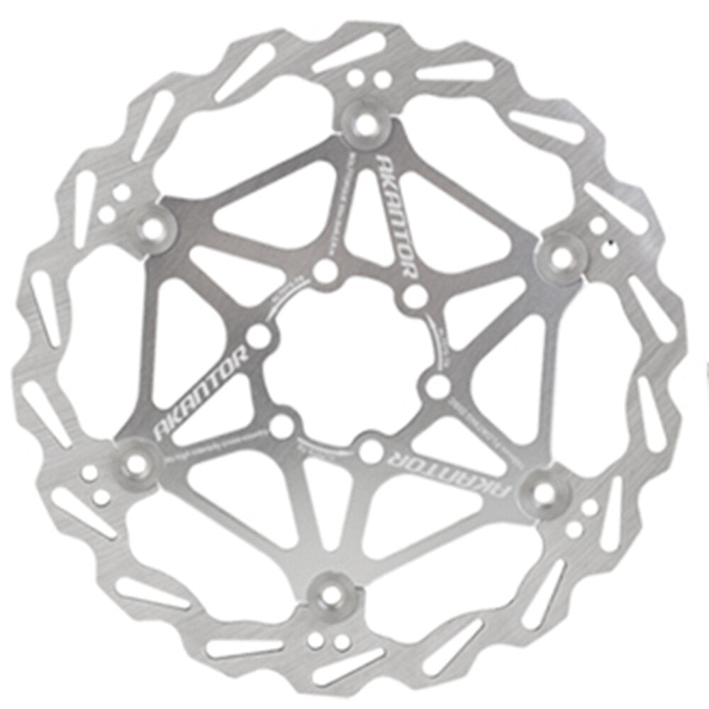 160mm/180mm/203mm Stainless Steel Rotor Mountain Bike Brake Rotor Bike Components Floating Rotor MTB Disc Brake Pad