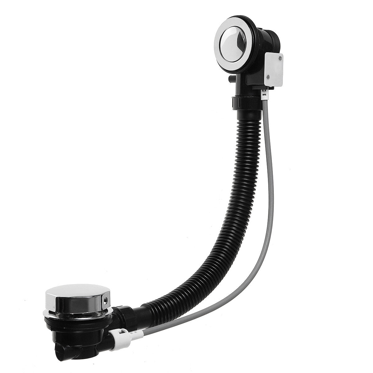 Rotary Bathtub Drain Water Removal Device Sewer Pipe Chorme Drainpipe
