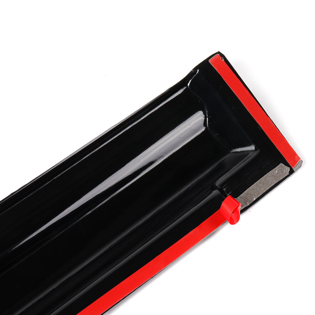 4Pcs Plastic Exterior Visor Vent Shades For Honda Civic 4DR Sedan JDM Wavy Mugen Style 2001-2005 Window Sun Rain Guard Deflector