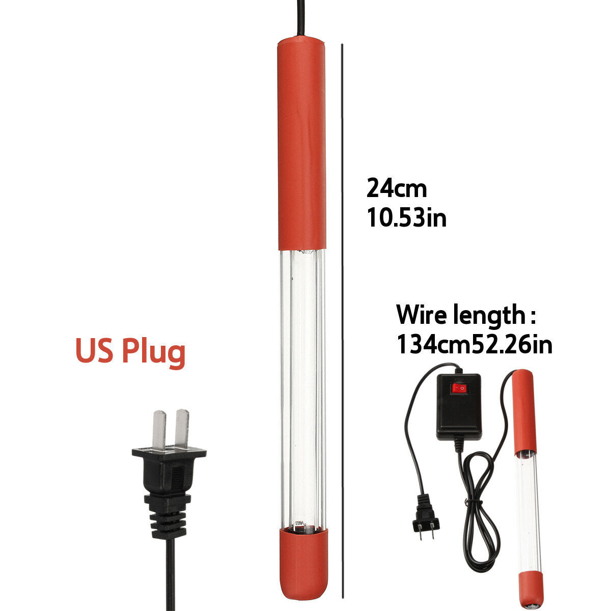 LED UV Disinfection Lamp Tube UVC Ultraviolet Sterilizer Germicidal Lights UV Sterilizer Lamp