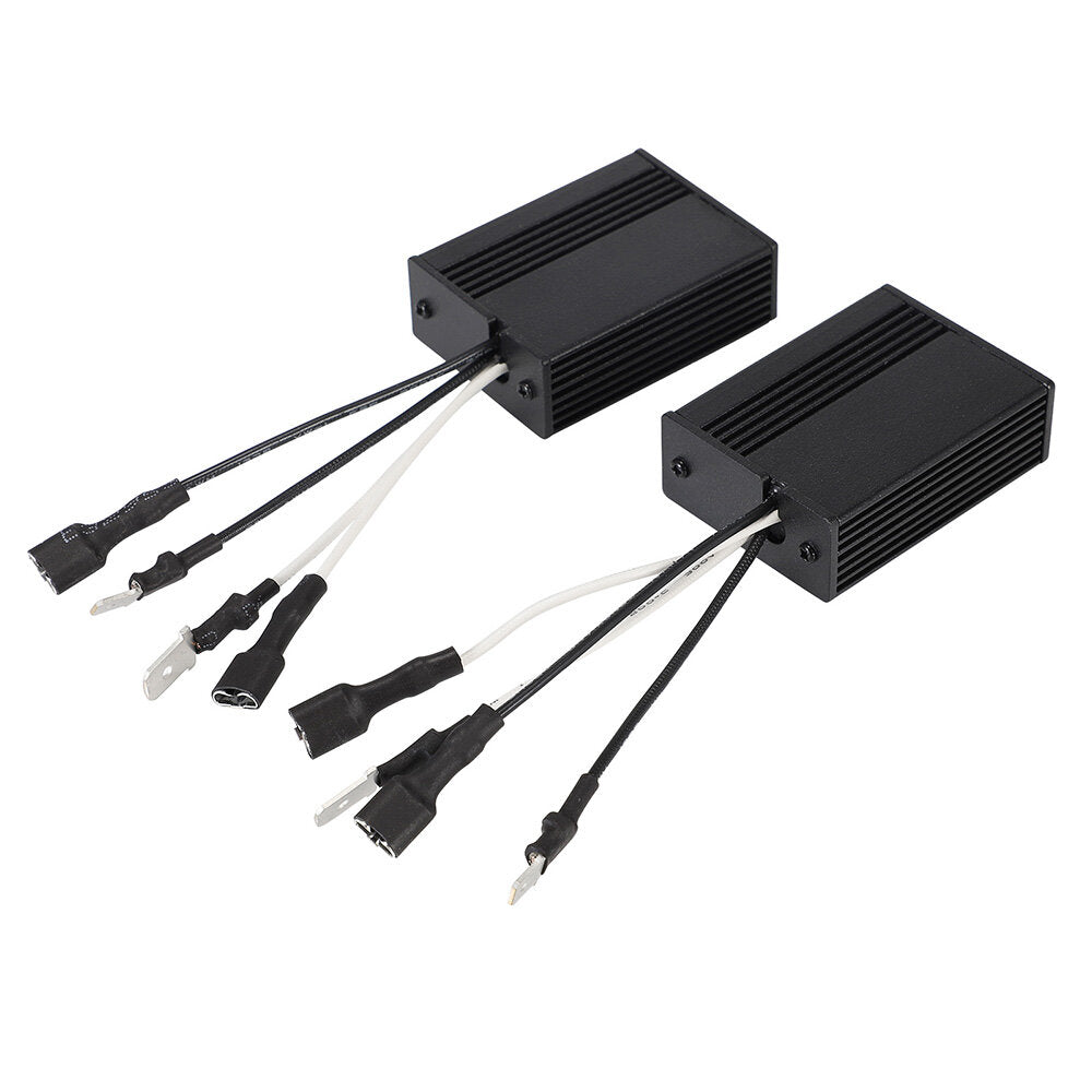 2Pcs Car LED Headlights Decoder Canbus Warning Cancellers for H1 H3 H7 Bulbs Decoding Dash Board Error Warning