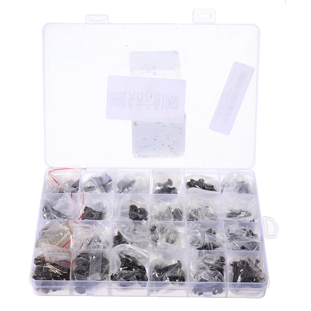 1060Pcs Alloy Steel 10.9 Grade Hex Socket Button Round Head Screws Bolt Assortment Kit M2 M3 M4 M5