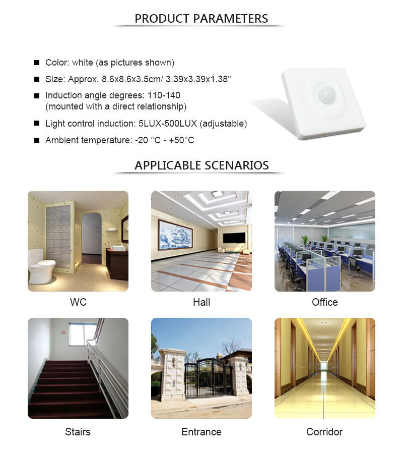 IR Automatic Infrared Sensor Light Switch Save Energy Motion for LED Light Lamps