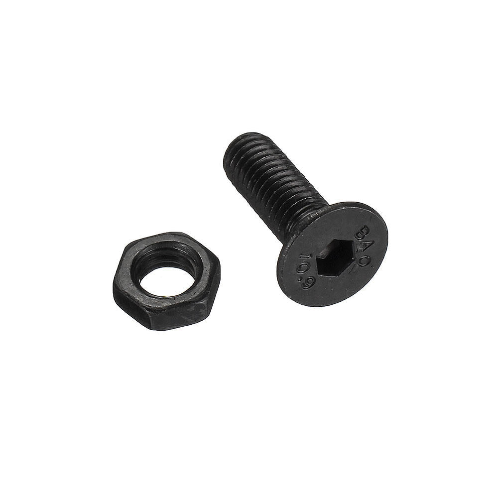 460Pcs M3 M4 M5 Flat Head Hex Socket Screw Carbon Steel 10.9 Grade Bolt Nut Assortment Kit 8-20mm
