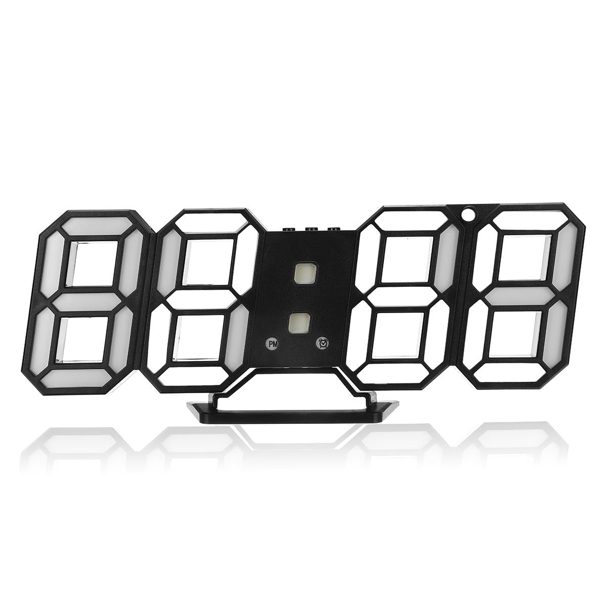 Large Modern Design Digital Led Wall Clock Watches 24 Or 12-Hour Display