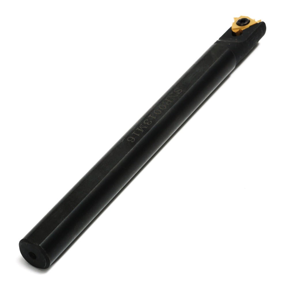 Lathe Turning Tool Holder with 10pcs 16IR AG60 Inserts