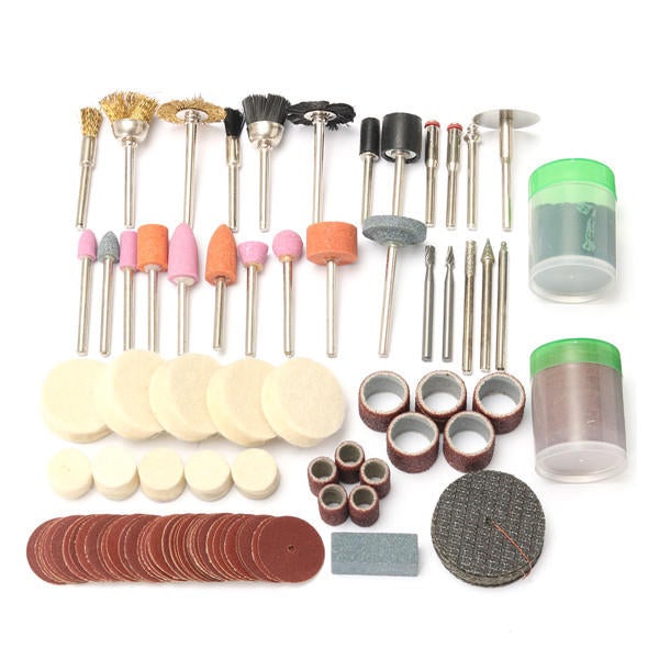 150pcs Rotary Tool Accessory Bits Kit For Dremel Grinding Hobby Drill Tool