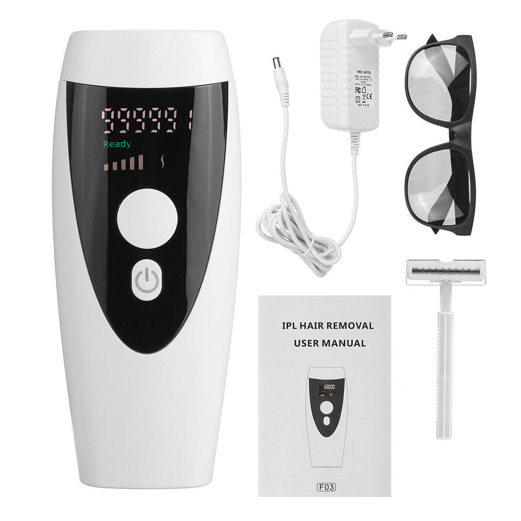 500000 Flash IPL Laser Hair Removal Machine Permanent Epilator Facial Bikini Hair