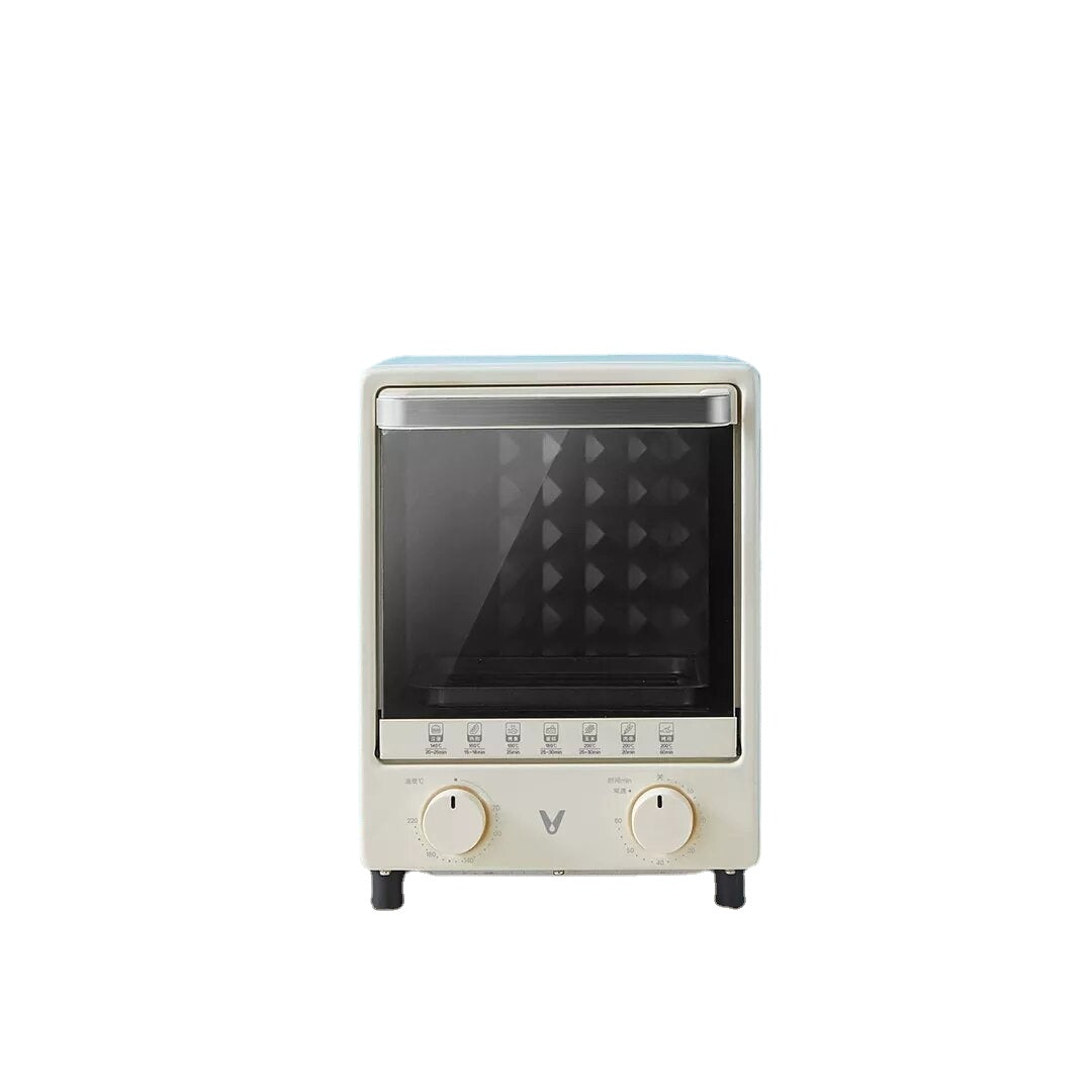 Electric Oven Three-tier Grill Evenly Heated Insulation Fine Control Knob 12L 800W