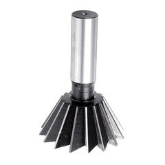 60 Degree 40-60mm HSS Straight Shank Dovetail Groove Slot Milling Cutter End Mill CNC Bit