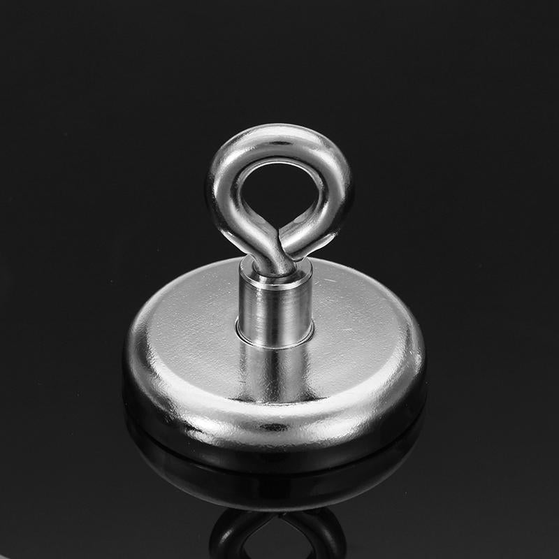 42mmx40mm 68kg Neodymium Recovery Magnet Metal Detector Claw Hook