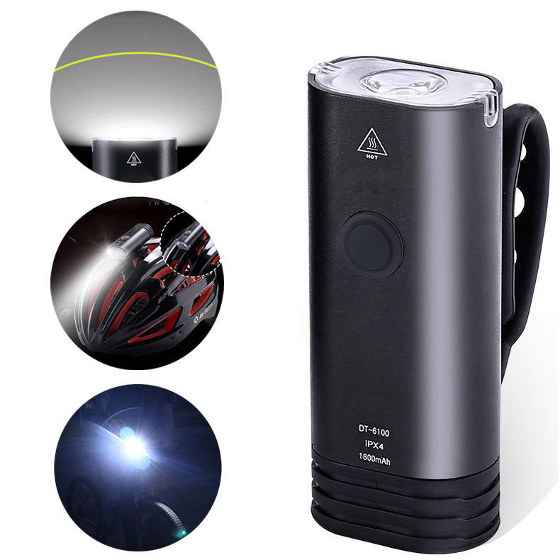 350LM XPG2-R5 LED Bicycle Smart Sensor Warning Light IPX4 Waterproof Bike Front Light 7 Modes