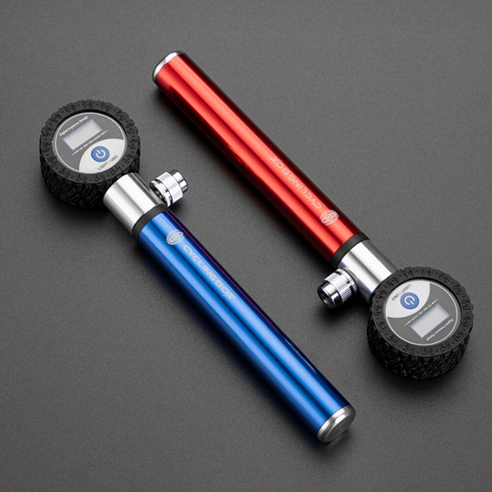 120PSI Bike Pump 4 Modes Tire Pressure LCD Display Inflator Bicycle Ball Air Pump Outdoor Cycling
