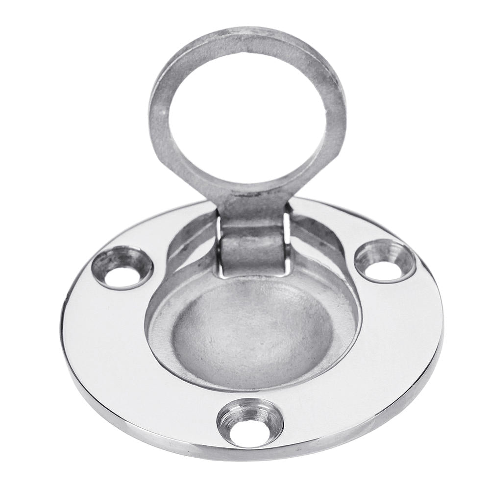 50x41mm Stainless Steel Circle Recessed Flush Ring Pull Handle Hatch Locker Boat Hatch Handle