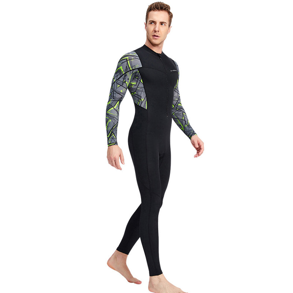 Men's Full Body Wetsuit UPF50+ UV Protection Soft Skin Friendly Breathable Quick Dry Surfing Suit Diving Suit