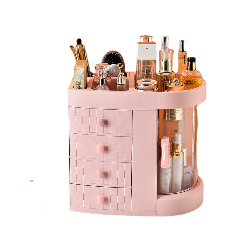 Acrylic Drawer Cosmetic Storage Box With Dressing Table Skin Care Products Rack