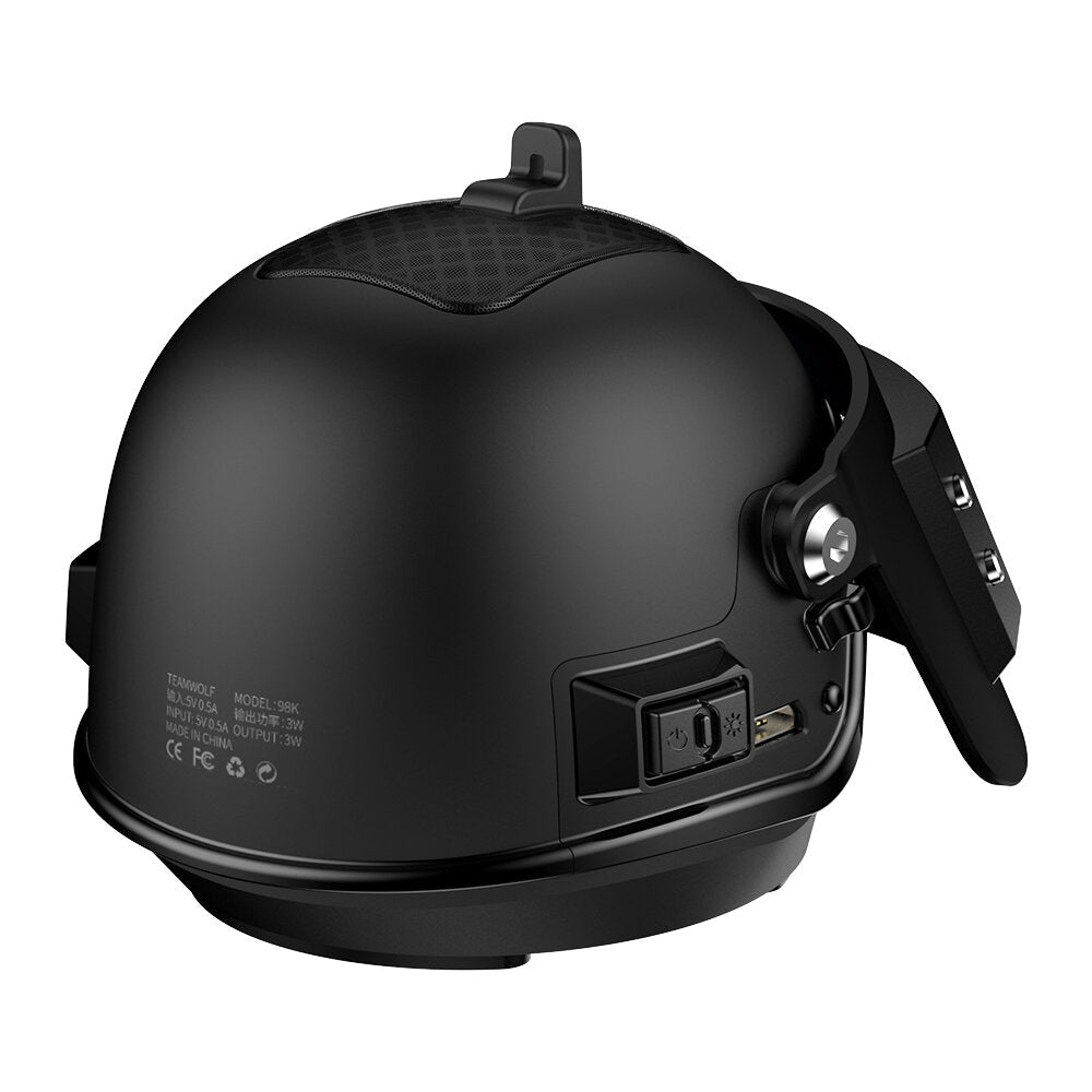 Portable Wireless Bluetooth Speaker Rechargeable Spetsnaz Helmet Shape Loudspeaker Support Android iOS