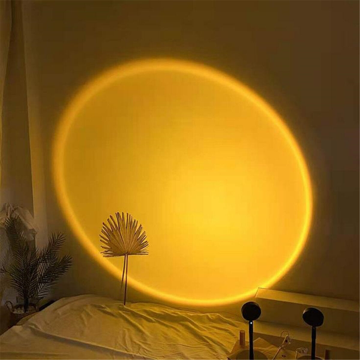 Retractable Sunset Projection Lamp Adjustable Festival Floor Projection Lamp