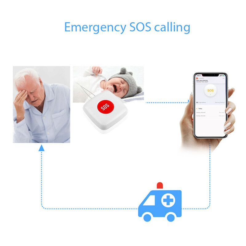 Smart Emergency Button SOS Button Alarm Sensor One-key Call Smart Scene Linkage for Child Elderly