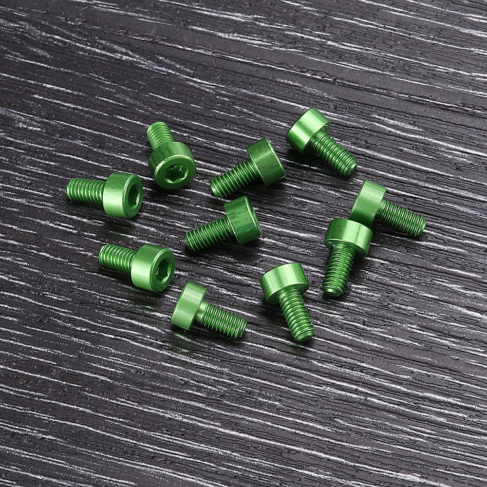 10Pcs M36mm Hex Socket Screw M3 Cap Head Bolt 7075 Aluminum Alloy Multicolor