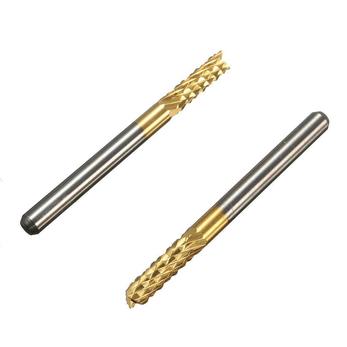 10pcs 3mm Carbide End Mill Cutter Titanium Coated Engraving Milling Cutter Carbide Rotary Burr