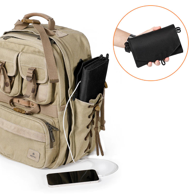 Foldable USB Solar Panel Solar Cell Portable Folding Waterproof Solar Panel folded Outdoor Mobile Power Battery Charger