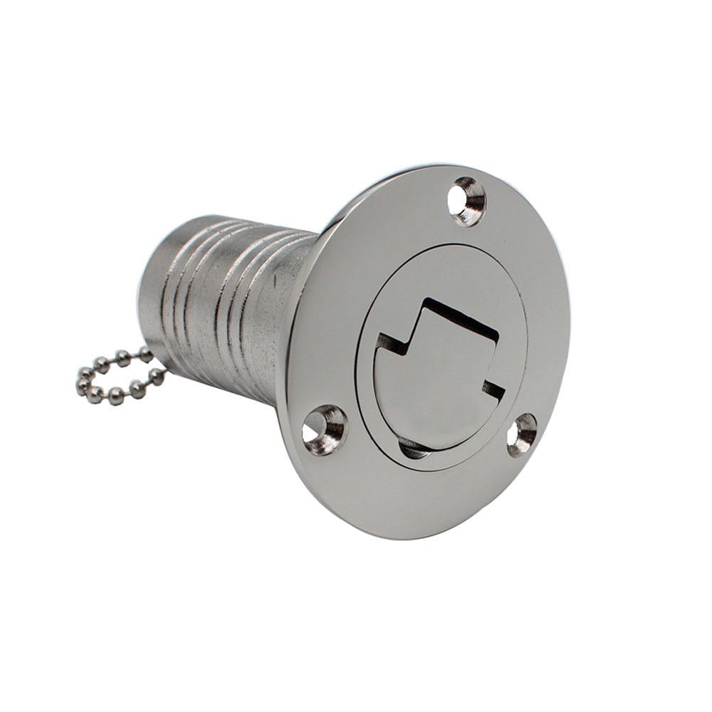 Upgrade 38mm 1-1/2 Inch Stainless Steel Boat Deck Oil Fill Cap Water Hatch Filler Port Gas Fuel Yacht Tank