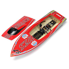 2.4G 120A ESC Brushless RC Boat w/ Water Cooling System Without Servo TX Battery