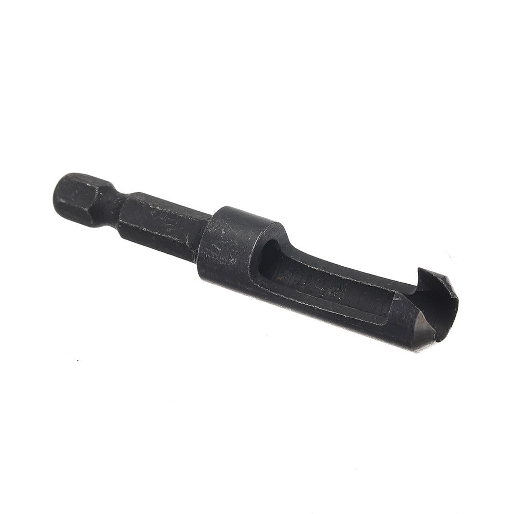 4pcs 6/10/13/16mm Hex Shank Woodworking Tenon Plug Hole Cutter Drill Bit Set