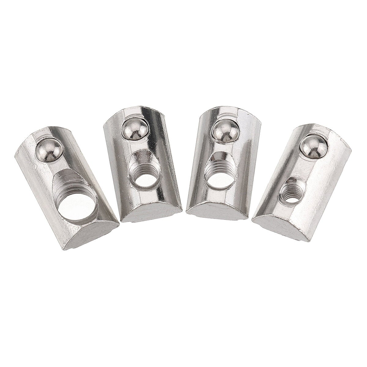 50pcs 30 Series Round Roll T Slot Elastic Nut Spring Nut for 30 Series Aluminum Profile