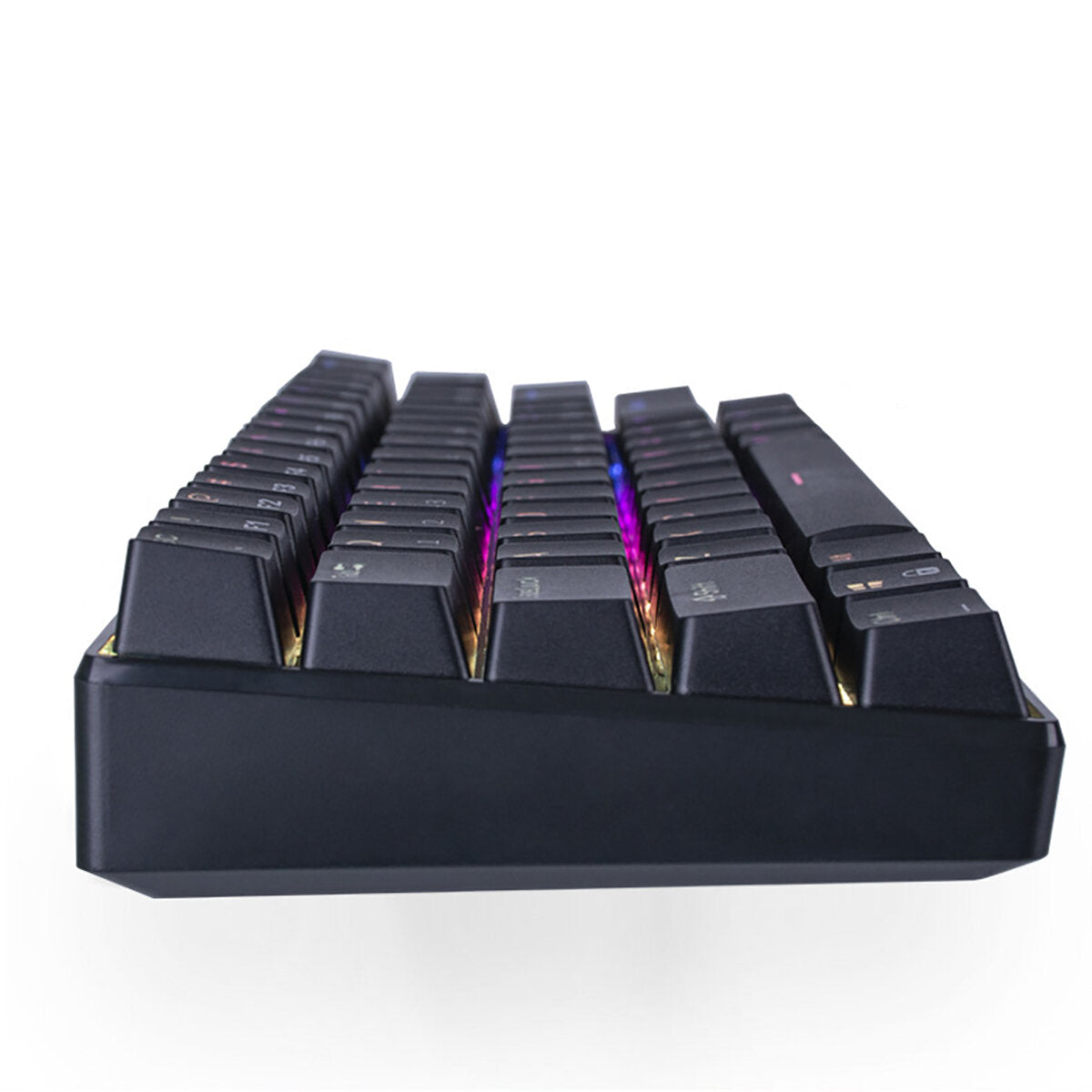 Triple Mode Mechanical Keyboard 2.4Ghz Wireless/Bluetooth/Wired 61 Keys RGB Hot Swappable Gaming Keyboard With Software For Mac/Win