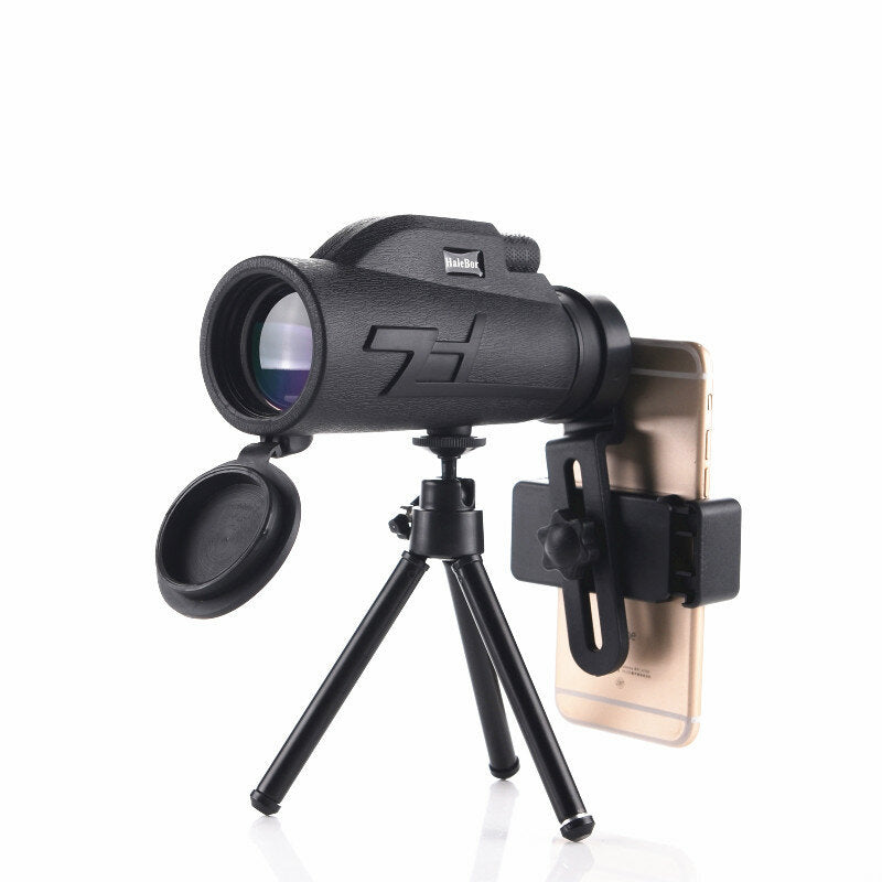 12X22 High Power Telescope HD Optic BAK4 Prism Monocular with Smartphone Holder & Tripod For Mobile Phone Taking Photo Outdoor Camping Hiking